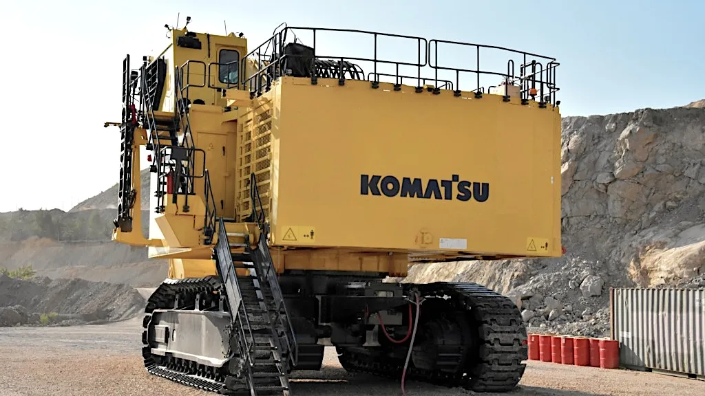 מחפר חשמלי Komatsu PC4000E (צילום: יצרן)